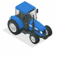 landbouwmachine gps tracker icoon