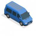 bus gps tracker icoon