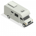 camper gps tracker icoon